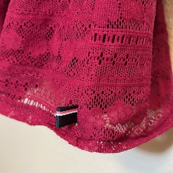 𝅺TOMMY Hilfiger Dark Red Girl Dress - Picture 6 of 14